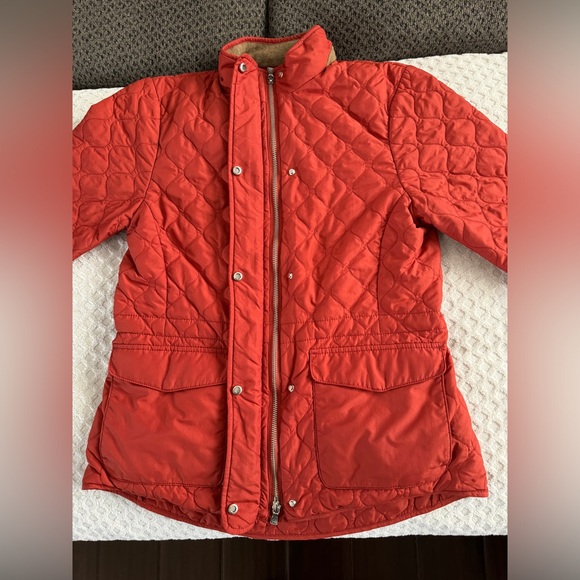 Peter Millar Blakely Quilted Travel Jacket Garnet Red Medium LF22Z12 Retail $235 - Picture 6 of 16